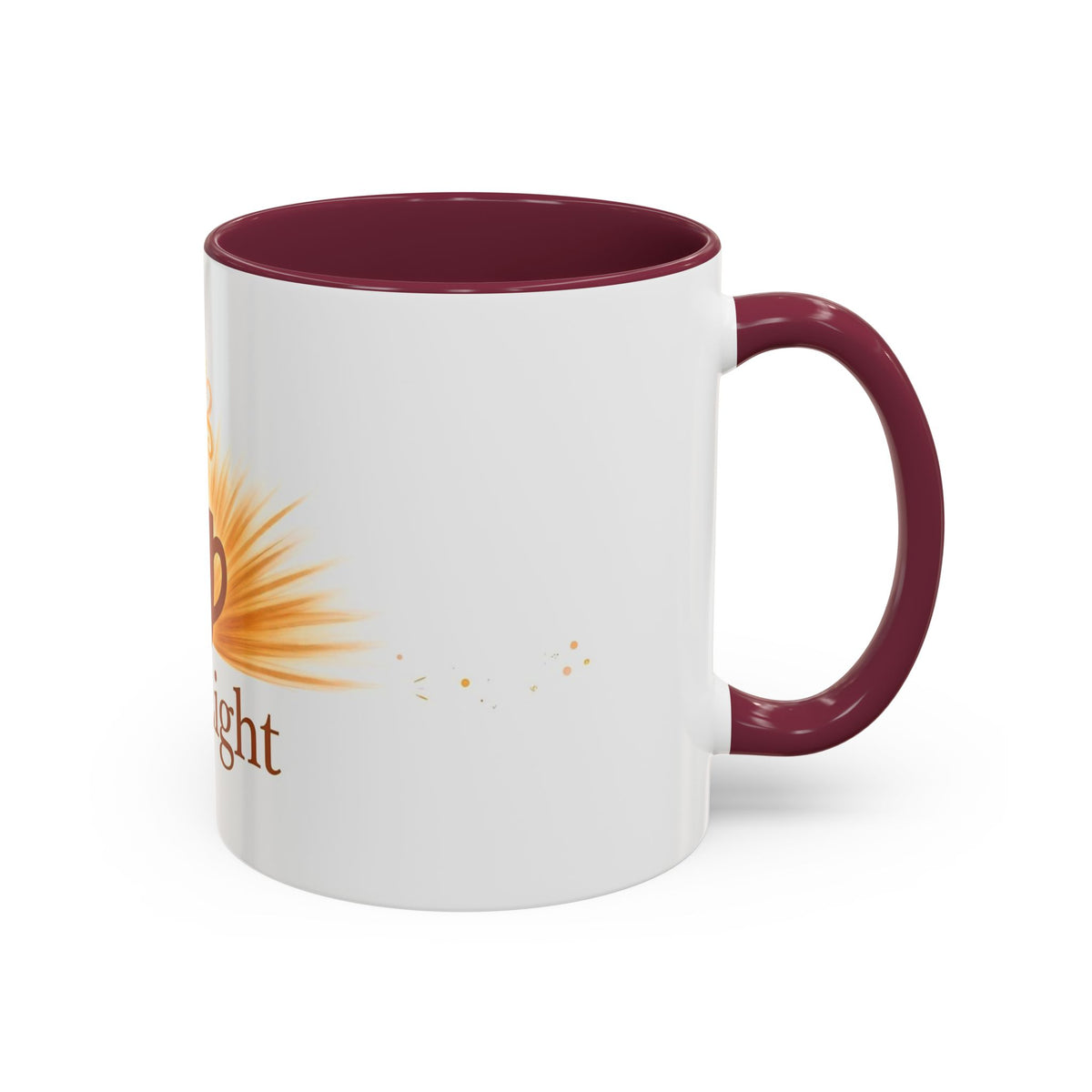 First Light color accent ceramic coffee mug — Amanda's Brew House