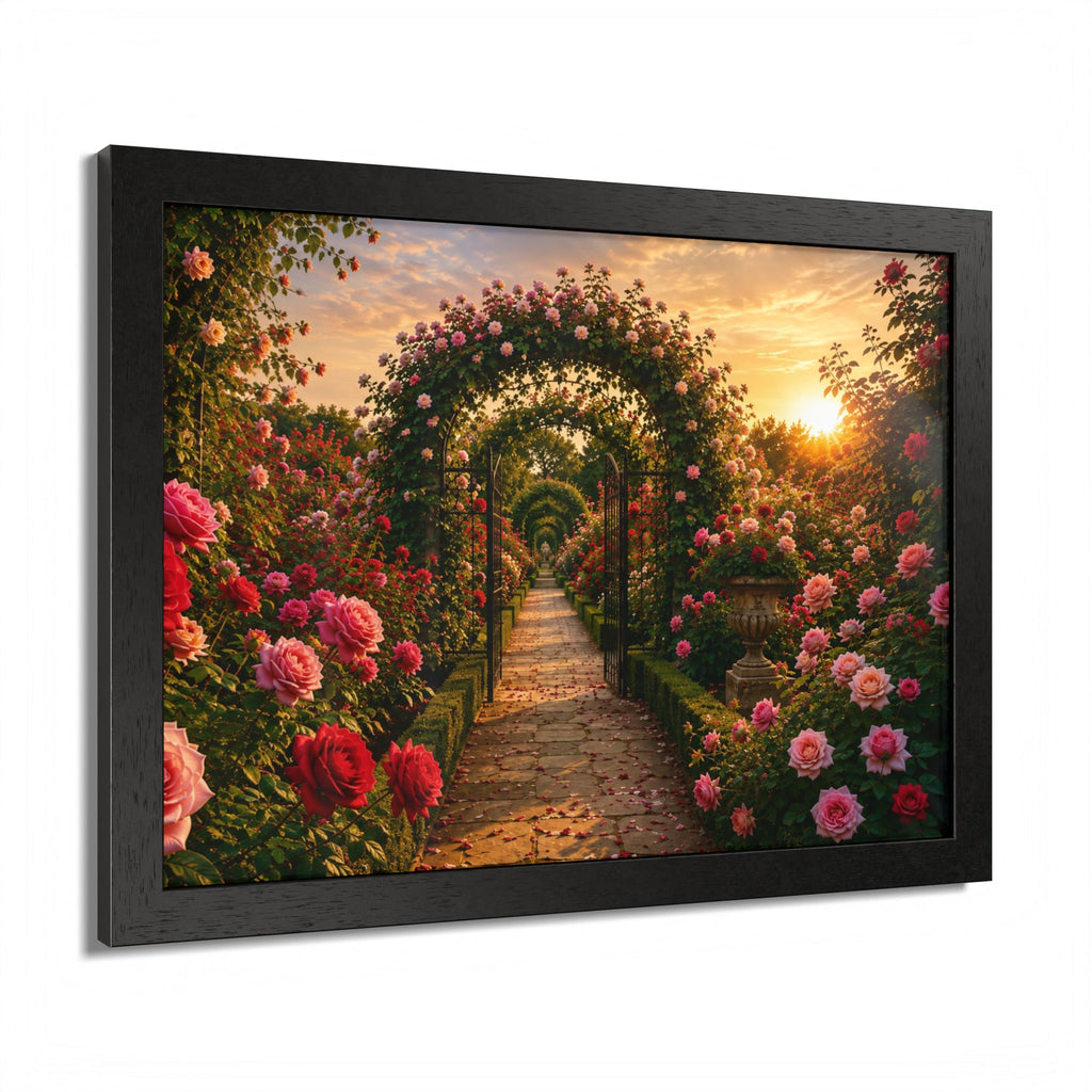 Rose Garden of Life — Framed Wall Art