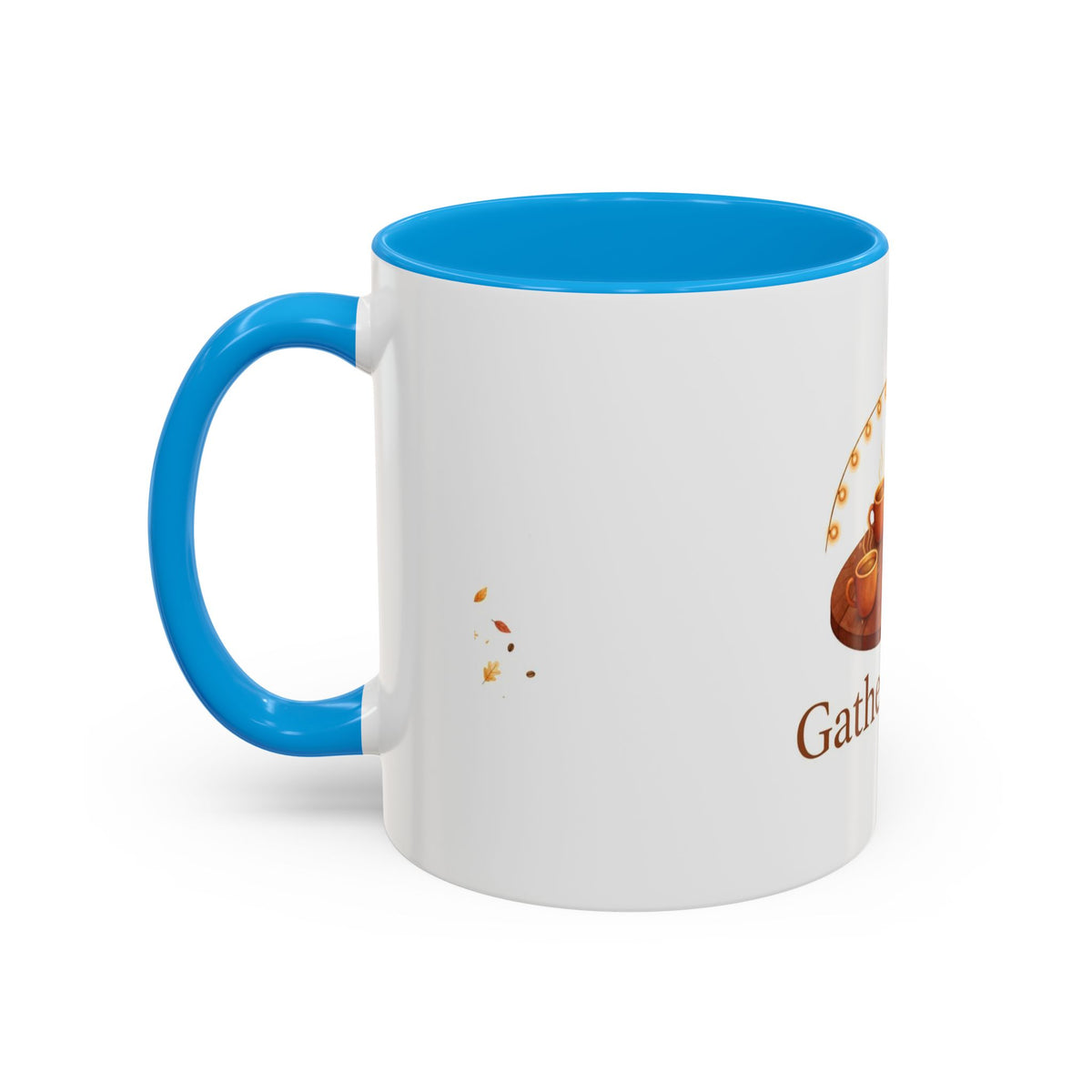 Gather Round color accent ceramic coffee mug — Amanda's Brew House