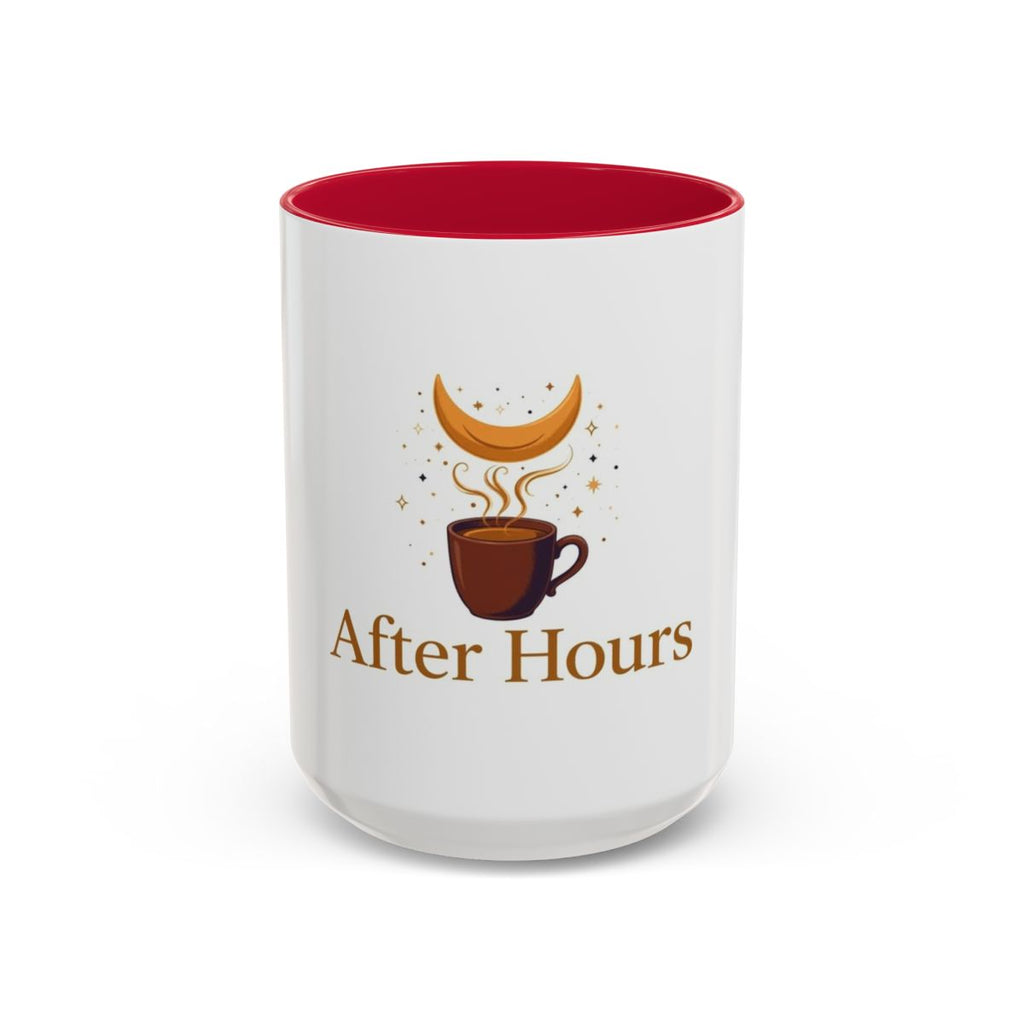 After Hours color accent ceramic coffee mug — Amanda’s Brew House