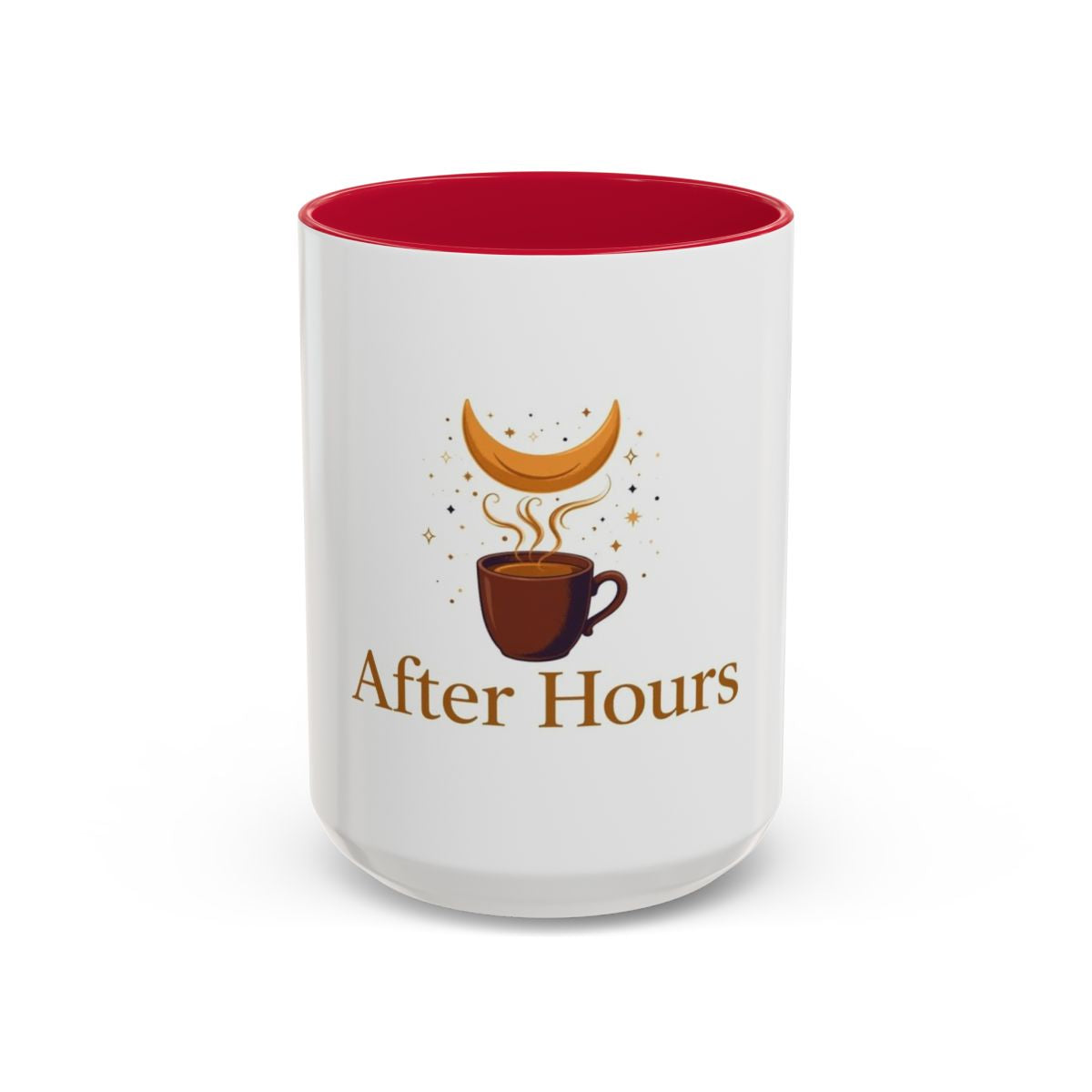 After Hours color accent ceramic coffee mug — Amanda’s Brew House