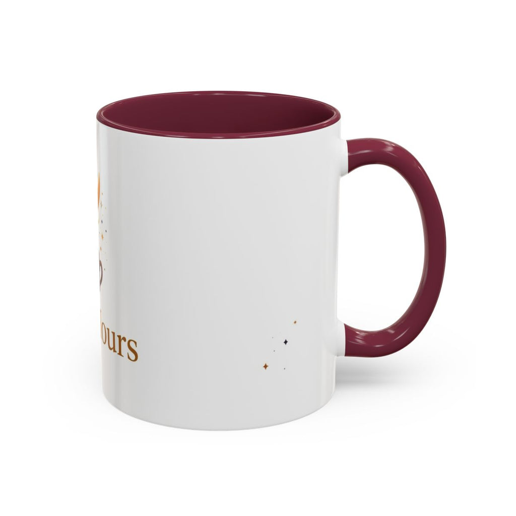 After Hours color accent ceramic coffee mug — Amanda’s Brew House