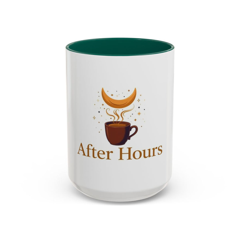 After Hours color accent ceramic coffee mug — Amanda’s Brew House