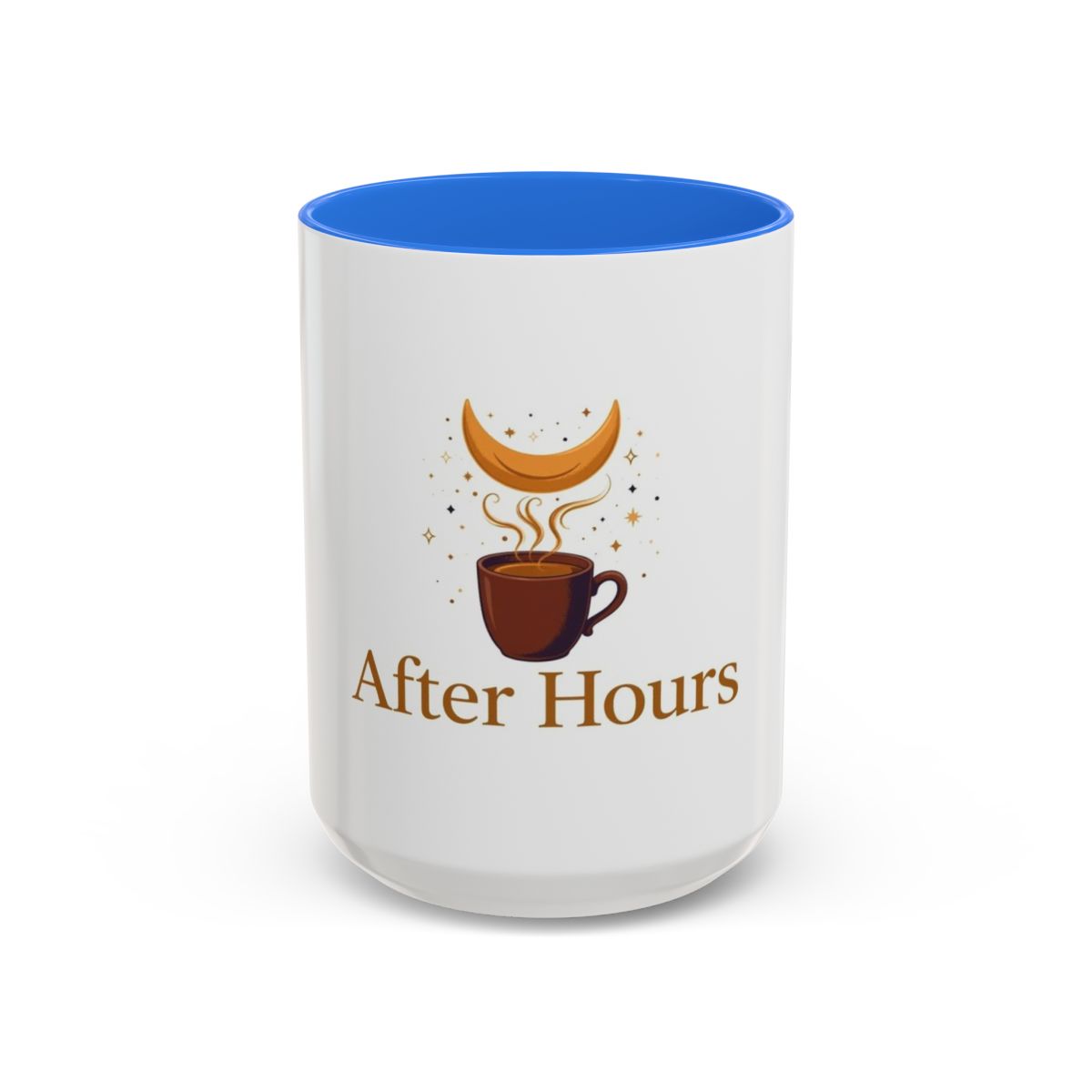 After Hours color accent ceramic coffee mug — Amanda’s Brew House