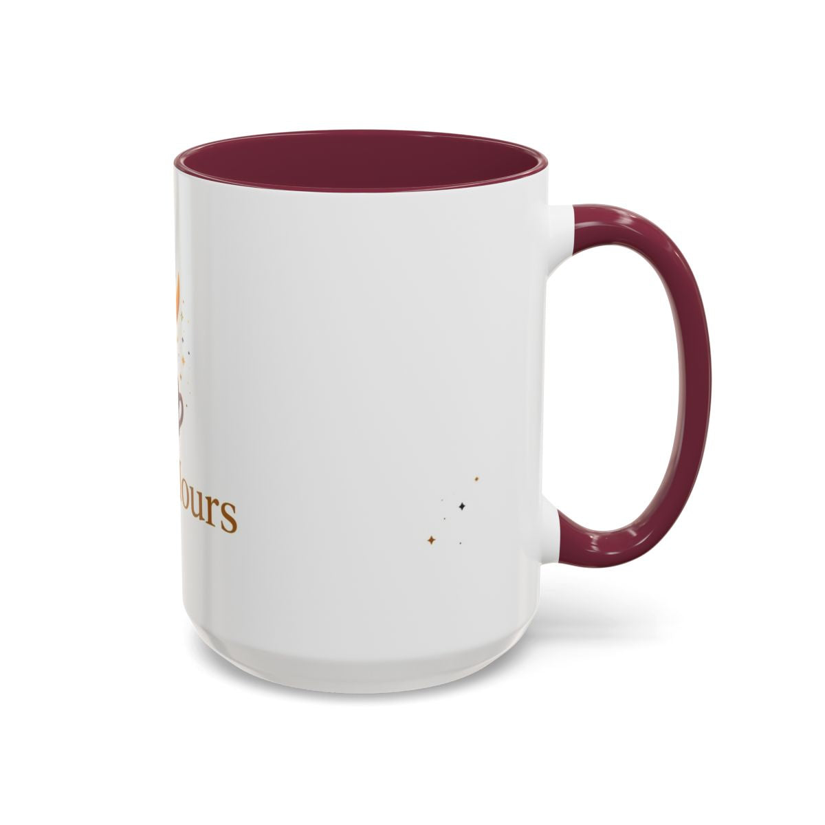 After Hours color accent ceramic coffee mug — Amanda’s Brew House