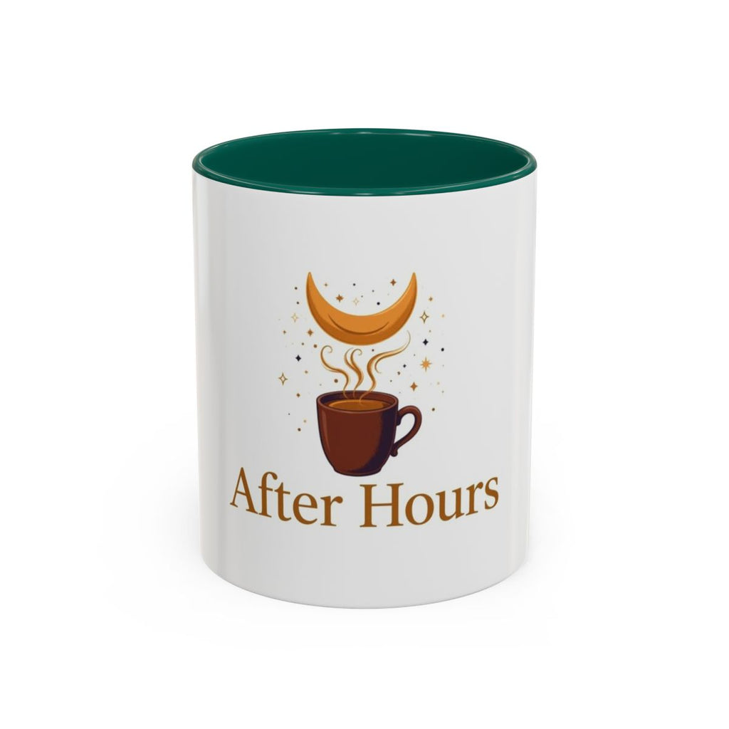 After Hours color accent ceramic coffee mug — Amanda’s Brew House
