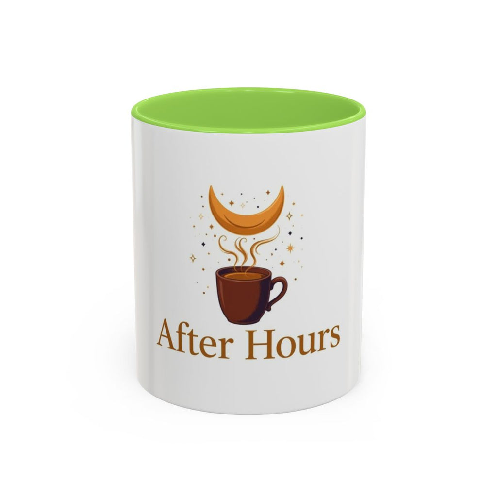 After Hours color accent ceramic coffee mug — Amanda’s Brew House