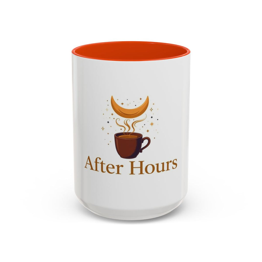 After Hours color accent ceramic coffee mug — Amanda’s Brew House