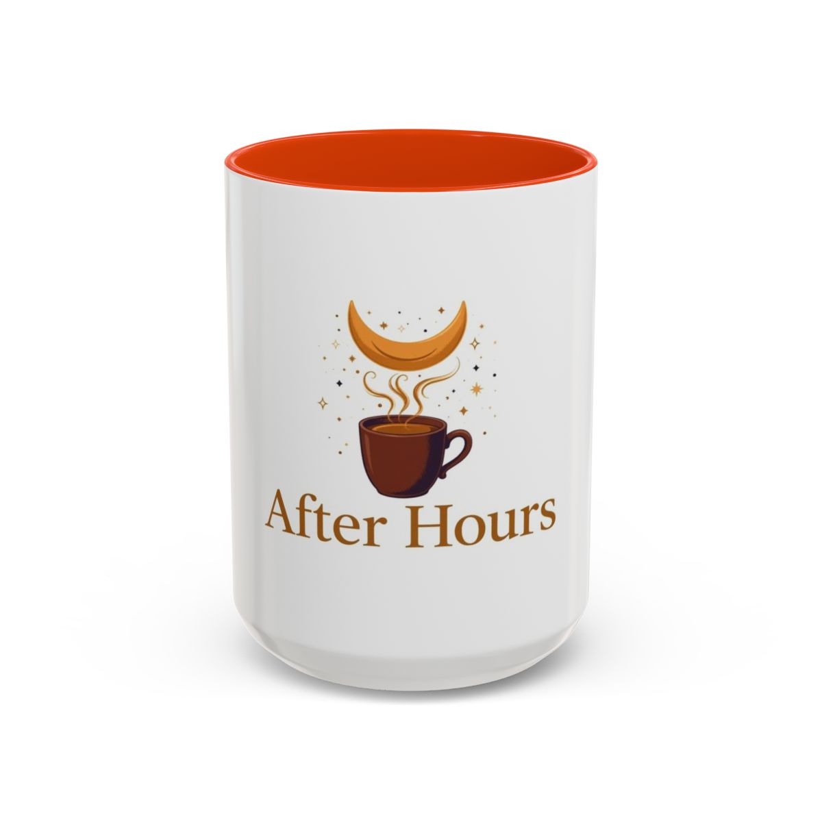 After Hours color accent ceramic coffee mug — Amanda’s Brew House