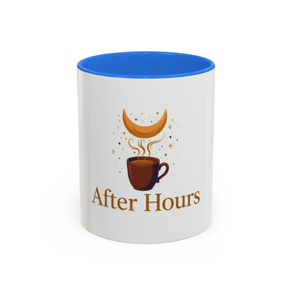 After Hours color accent ceramic coffee mug — Amanda’s Brew House