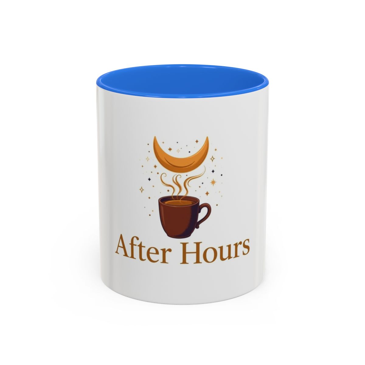 After Hours color accent ceramic coffee mug — Amanda’s Brew House