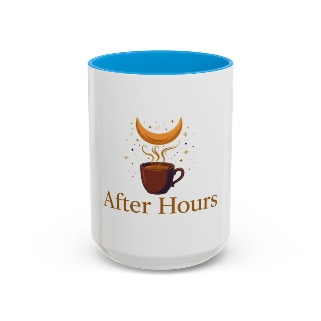 After Hours color accent ceramic coffee mug — Amanda’s Brew House