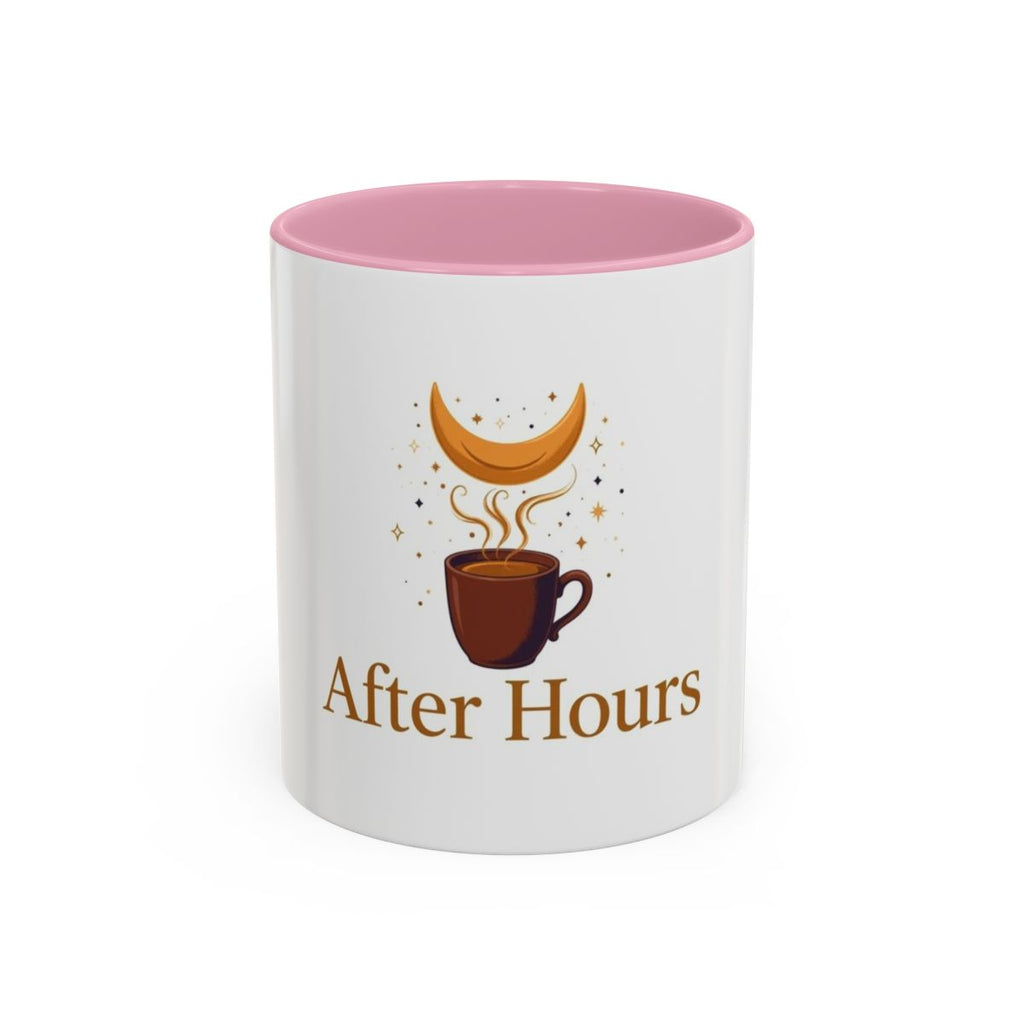 After Hours color accent ceramic coffee mug — Amanda’s Brew House