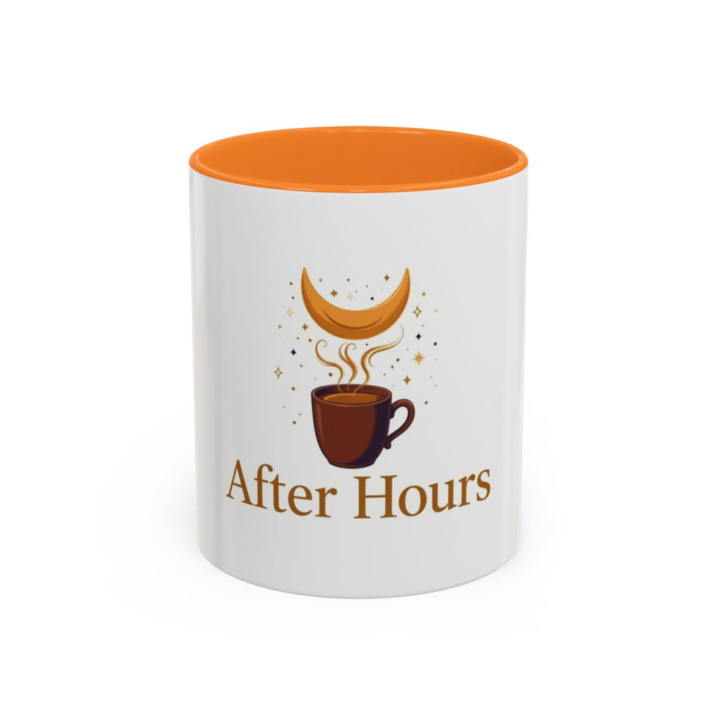 After Hours color accent ceramic coffee mug — Amanda’s Brew House