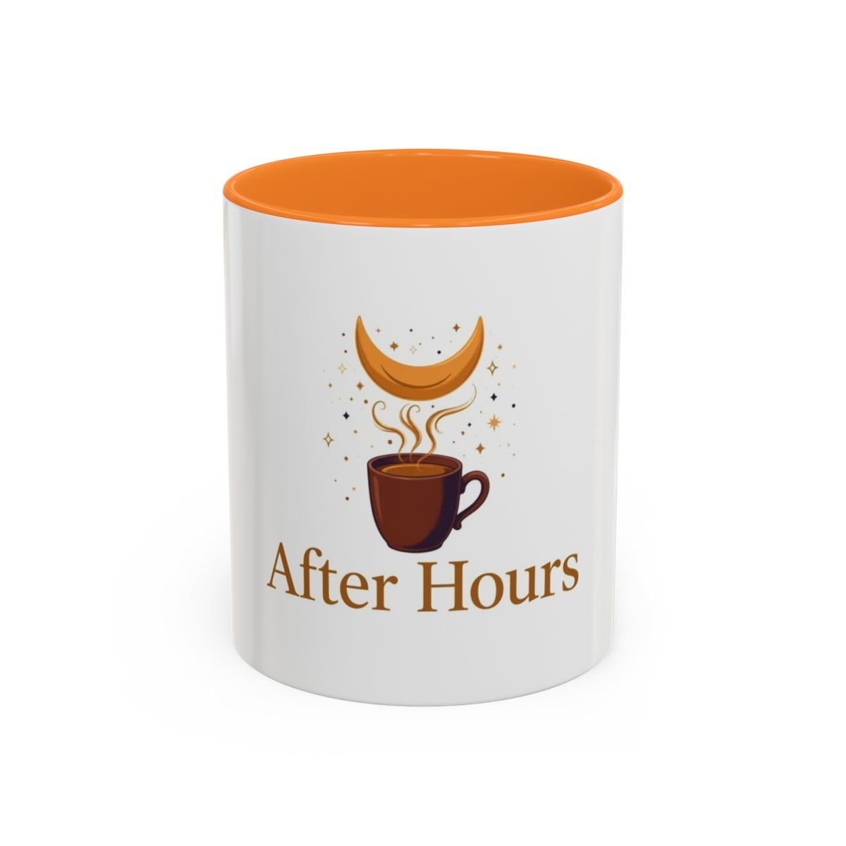 After Hours color accent ceramic coffee mug — Amanda’s Brew House