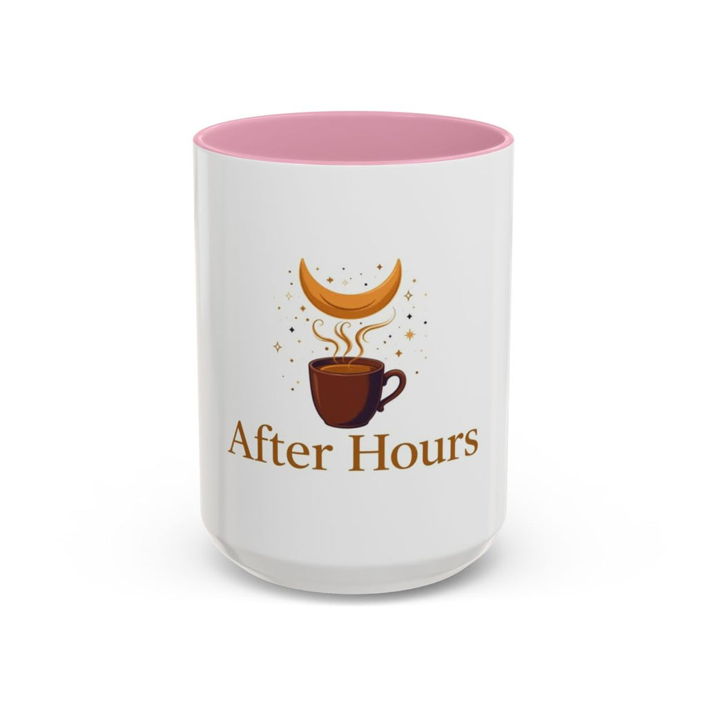 After Hours color accent ceramic coffee mug — Amanda’s Brew House