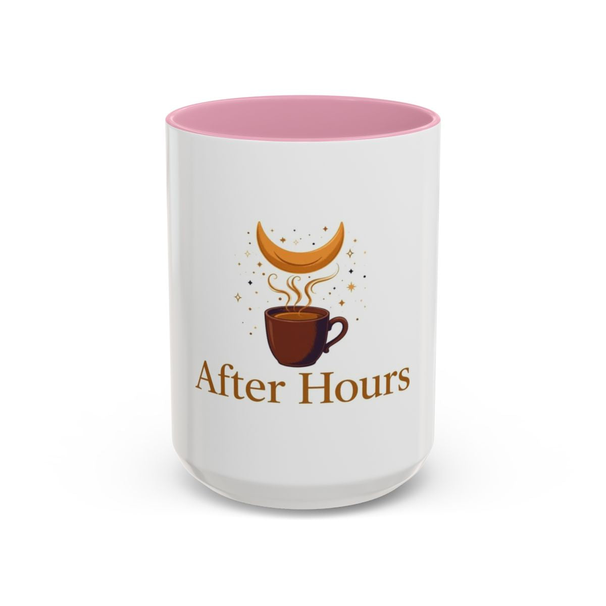 After Hours color accent ceramic coffee mug — Amanda’s Brew House