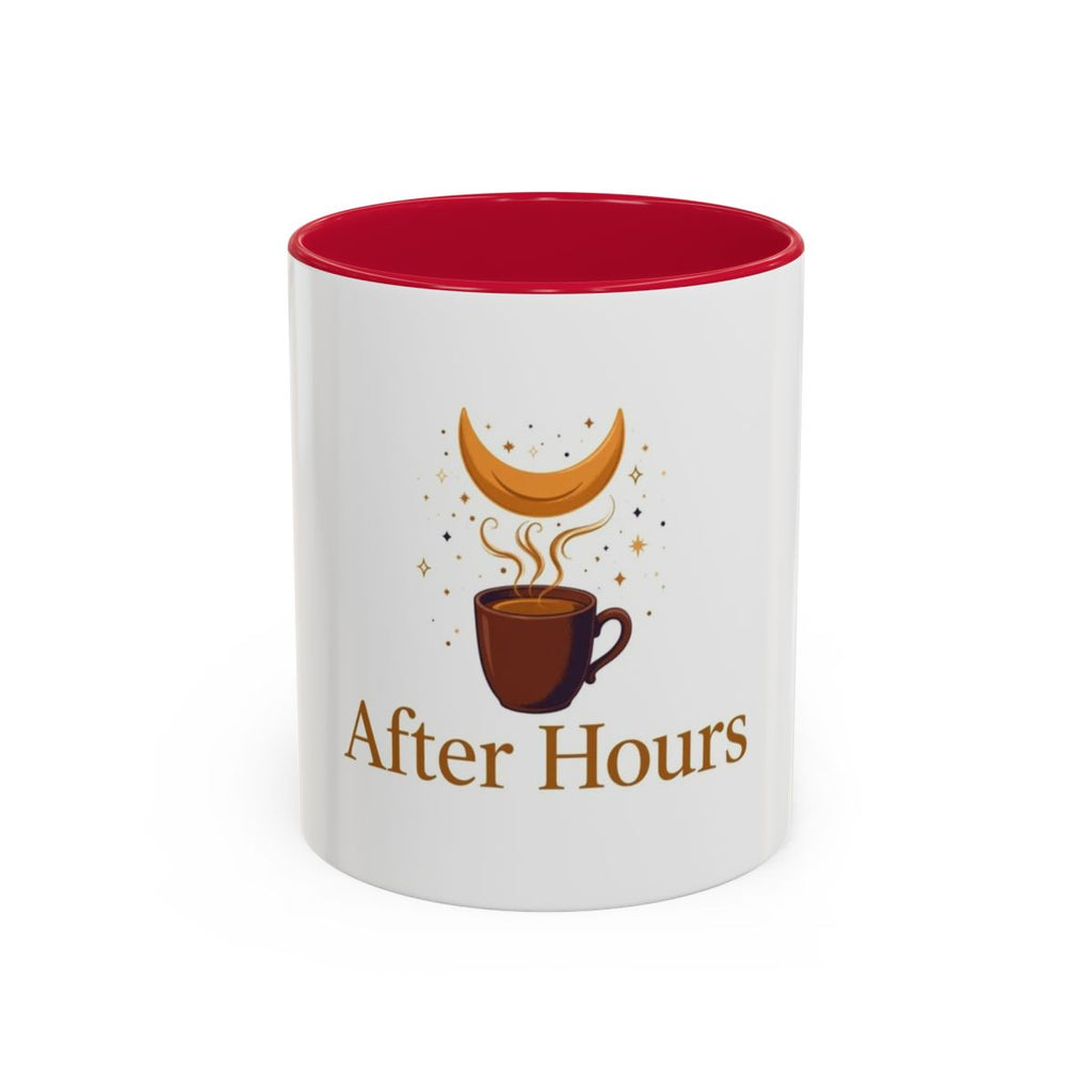 After Hours color accent ceramic coffee mug — Amanda’s Brew House