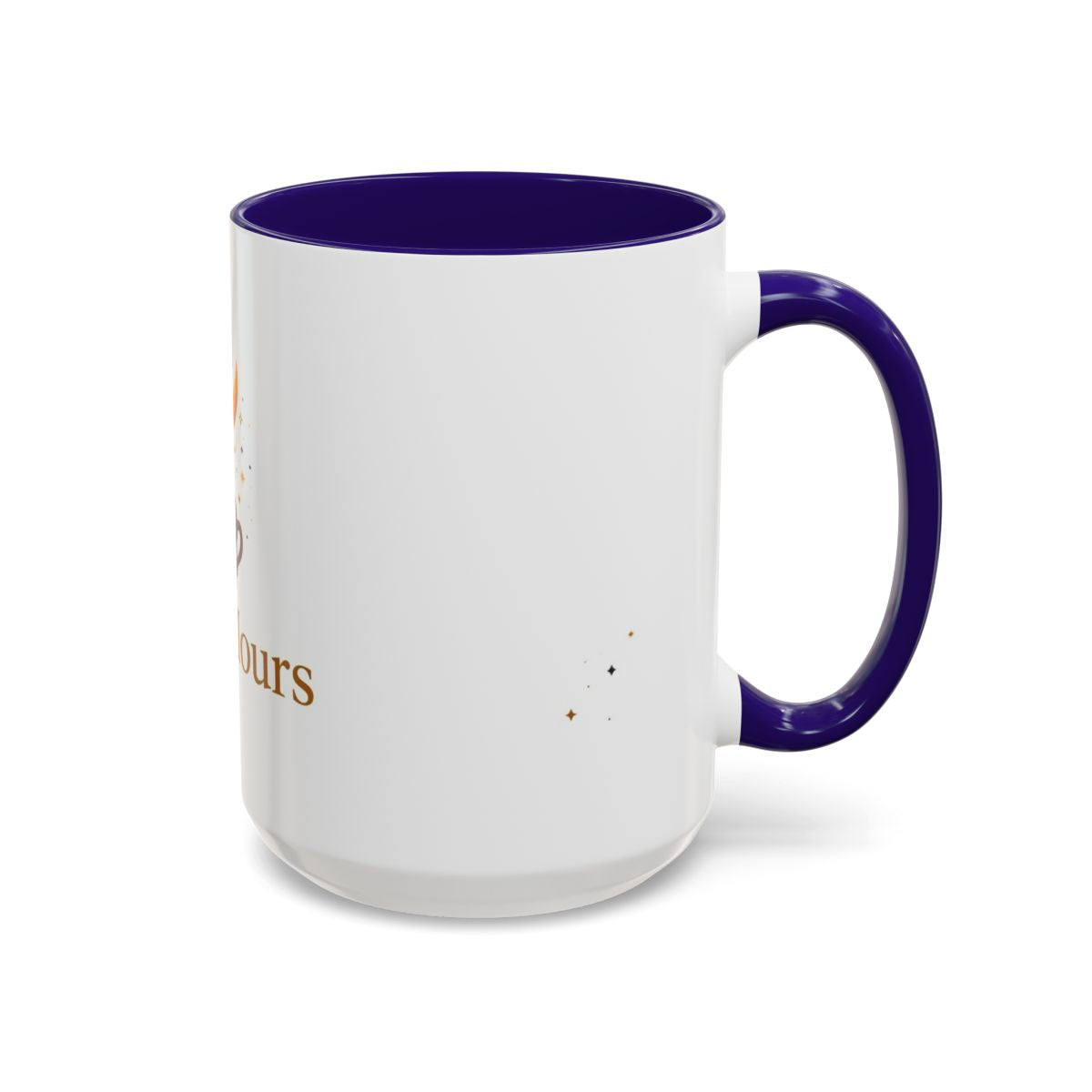 After Hours color accent ceramic coffee mug — Amanda’s Brew House